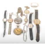 Pocket, wrist and fob watches.