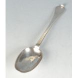 A William III bullnose spoon by Thomas Allen, length 14.