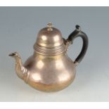 A silver pear form Garrard small teapot, London 1903. 13.9oz.