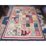 An English hooked pile carpet,