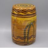 A Clive Bowen Studio Pottery storage jar and cover,