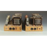 A pair of LEAK TL/12 'Point One' Valve Amplifiers, early bronze coloured casing,