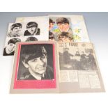 A Beatles signed photograph inscribed 'To Elaine' with the signatures of Ringo Starr,