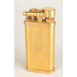 An English gold plated Dunhill Unique gas lighter no.