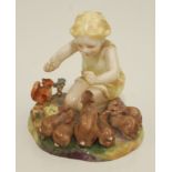 A Royal Worcester figure of Woodland Dance, by Freda Doughty, No. 3076, height 9.5cm.