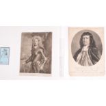 A collection of mezotints and engravings related to portraiture and pastoral scenes,