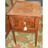 A mahogany night cupboard, early 19th century,