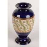 A Royal Doulton Slaters patent vase, impressed and painted numbers to base, height 18.5cm.