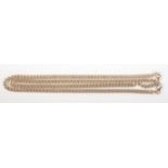 A 9ct gold curb link necklace, 52g. Condition report: Length 76cm.