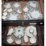 A Royal Cauldon 'Victoria' pattern dinner service.