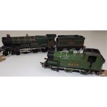 Hornby 00 die-cast locomotive and tender "Cardiff Castle", playworn,