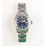 A Rolex Tudor Snowflake Submariner stainless steel date wristwatch no.