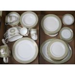 A Royal Doulton 'Sonnet' pattern dinner service in two boxes