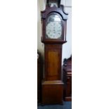 A long cased clock