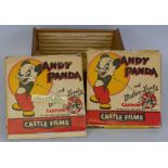 Two Castle Films Walter Lantz, 8mm cartoon films, entitled "Crazy House", and "Mouse Trappers",