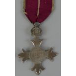 A military issue MBE medal, 2nd type with king and queen head, in original box with ribbon