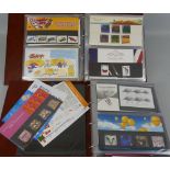 Two albums of modern Royal Mail Presentation Packs, containing a high total value for postal use
