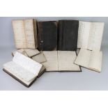 Nine Victorian and later manuscript record books for W.H. Hammond, late Toogood Chemist, 1