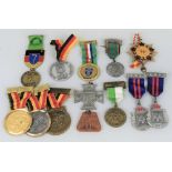 Fourteen Military Sport or Marathon medals, including Berlin and Disberg marathons 1985 and 1986,