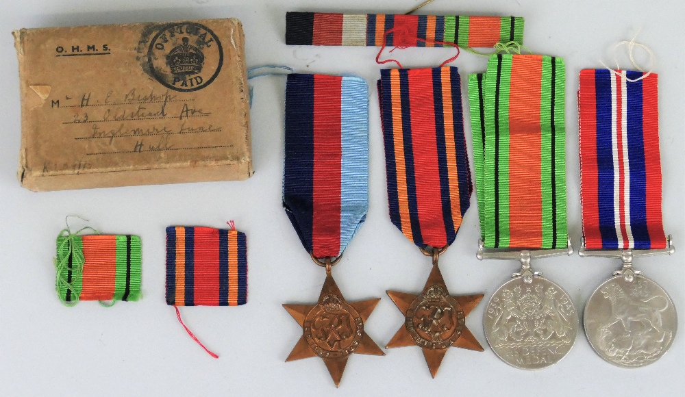 Four WWII medals, comprising 1939-45 and Defence Medals and Burma and 1939-45 Stars, in issue box