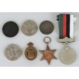 A WWII 1939-45 Star, a Pakistan 23rd March 1956 Independence Medal, a WWI Ordnance Factory on War