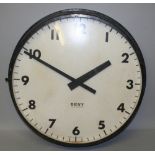 A Gent electric workshop clock