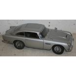 A 1/8 scale die cast home assembled James Bond Aston Martin DB5, 56 cm, constructed from 85 issues