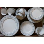 Noritake 'Blue Hill' pattern dinner service