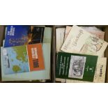 Two boxes of Hull and East Riding local history pamphlets books etc