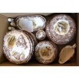 A quantity of Royal Worcester Palissy (Game Series) dinnerware