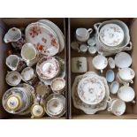 Collection of ceramics including Masons ware, Royal Doulton part dinner service, meat plates,