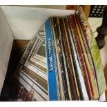 A collection of vinyl LP's predominantly 1970's.