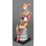 A Royal Doulton figure - The Jester HN2016 9 1/2"