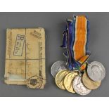 3 First World War pairs of medals comprising British War medal and Victory medal to 82097 Gnr A Gibb