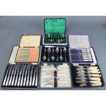 7 cased plated sets