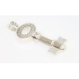 A silver Theo Fennell key pendant 26.3 grams