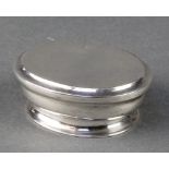 An 18th/19th Century German oval silver spice box 2", 70 grams