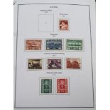 An album of mint and used Austrian, Belgian, Bulgarian and Czechoslovakian stamps 1837-1952