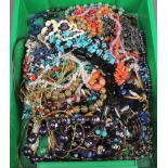 A quantity of bead necklaces and bracelets