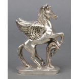 A Continental silver figure of a mythical beast 6"