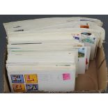 A quantity of first day covers