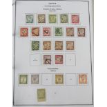 An album of mint and used stamps Finland, France, Iceland and Italy 1850-1936