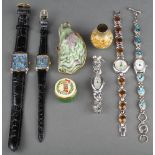 A paste set dress watch and minor watches etc