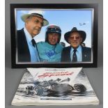 A Goodwood 1996 Festival of Speed programme signed by Jack Brabham, Ron Dennis, John Watson and