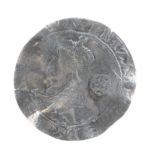 An Elizabeth I sixpence 1580