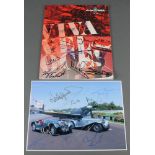 A 2010 Goodwood Festival of Speed programme, the cover signed by Kerry Earnhardt, Win Percy, Kevin