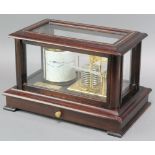 Russell of London, a 1982 limited edition barograph no.62/1000, contained in a mahogany case the