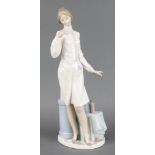 A Lladro figure of a Doctor 14" Thermometer is missing