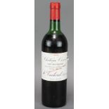 A bottle of 1975 Chateau Cissac Cru Bourgeois