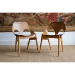 A PAIR OF C2 JASON CHAIRS, by Carl Jacobs for Kandya, bearing makers label.